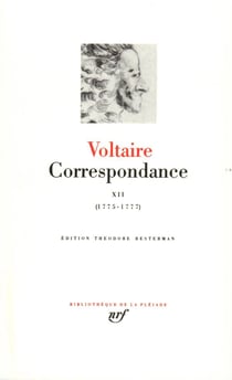 Correspondance Tome 12 - janvier 1775 - juin 1777