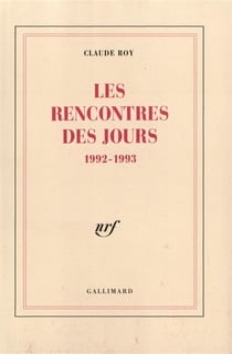 Les rencontres des jours - 1992-1993