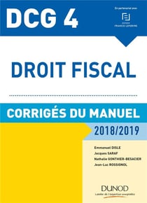 DCG 4 - droit fiscal (édition 2018/2019)