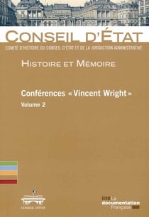 Conferences Vincent Wright t.2