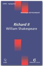 Richard II, de William Shakespeare - CAPES/agrégation