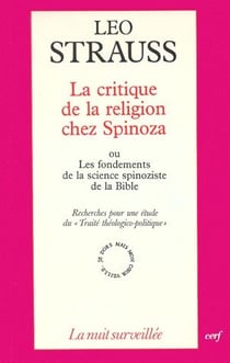 La Critique de la religion chez Spinoza