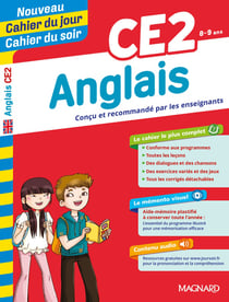 Cahier du jour / cahier du soir : anglais - CE2