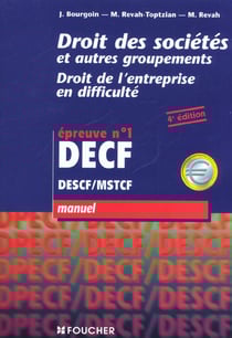 Droit des societes epreuve 1 decf - manuel