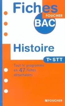Histoire - terminale stt