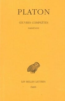 Oeuvres complètes. Tome VIII, 1re partie: Parménide