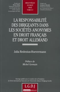 la responsabilité des dirigeants dans les sociétés anonymes en droit français et