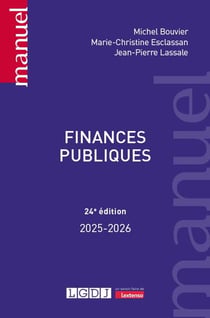 Finances publiques (édition 2025/2026)