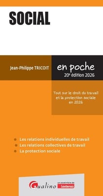 Social : Tout sur le droit du travail et la protection sociale en 2026 (édition 2026) - 20e édition