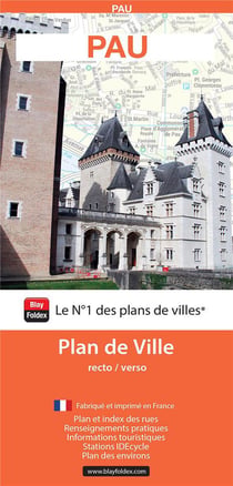Pau : Plan de ville (édition 2024)