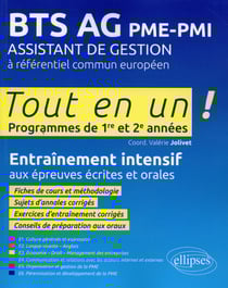 Bts ag pme-pmi assistant de gestion a referentiel commun europeen