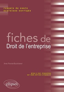 Fiches de droit de l'entreprise