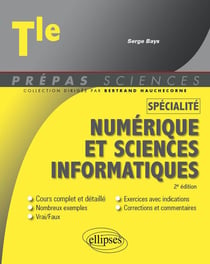 Spécialité numérique et sciences informatiques : terminale