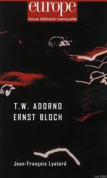 Europe adorno/ernest bloch n949 mai 2008