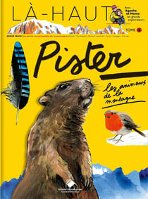 Là haut, pister les traces d'animaux