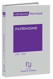 MEMENTO PATRIMOINE 2015-2016