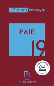 MEMENTO PAIE 2019