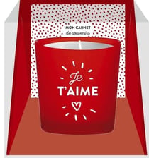 Bougie message Je t'aime