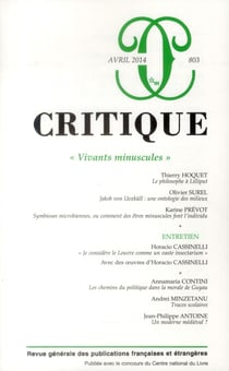 Revue Critique n.803