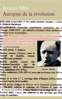 Autopsie de la révolution