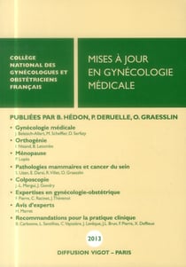 MAJ EN GYNECOLOGIE MEDICALE 2013