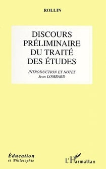 Discours préliminaire du traité des études