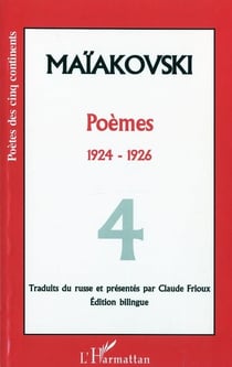 Poèmes Tome 4 - 1924-1926