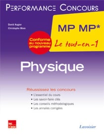 PERFORMANCE CONCOURS : physique - 2e année MP MP