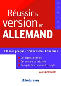 Réussir la version en allemand