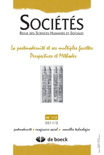 Sociétés n.112 : la postmodernité et ses multiples facettes : perspectives et méthodes