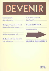 Devenir vol 12 n 4 2000