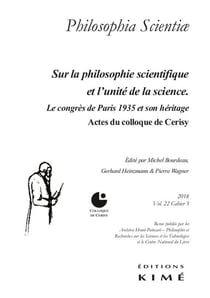 Sur la philosophie scientifique - l'héritage du Congrès de Paris 1935
