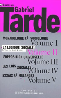 Oeuvres Tome 2 - la logique sociale