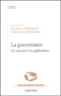 Gouvernance (La). Un concept et ses applications