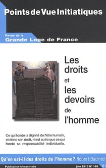 Points de vue initiatiques n.156 - les droits et les devoirs de l'homme