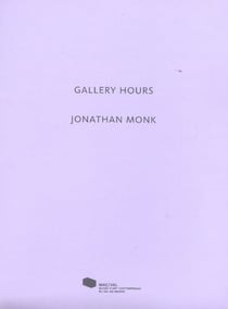 Jonathan Monk. Gallery Hours