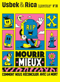 Usbek & Rica n.38 : mourir mieux. comment nous réconcilier avec la mort ? afrofuturisme, réservoir d'utopies