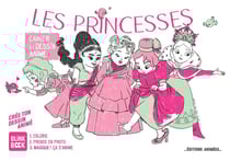 Les Princesses Cahier de Dessin Animé