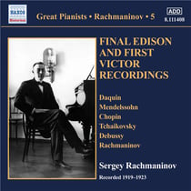 Solo piano recordings /vol.5 - final Edison and first Victor recordings