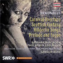Carnival overture - Scotthish fantasy - Holderlin songs - prelude and fugue