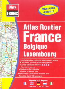 Atlas routier france belgique luxembourg