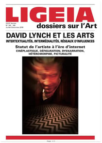 Revue Ligeia n.165/168 : David Lynch et les arts