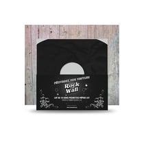 Sous-pochette papier noir 33t x 10