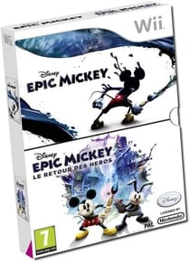 Pack 2 jeux: Disney epic Mickey & Disney epic Mickey: le retour des héros