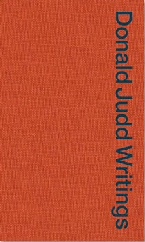 Donald Judd writings
