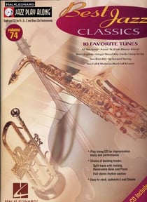 Jazz play along t.74 - best jazz classics - cd - partitions - tout instrument