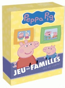 Peppa pig - jeu des familles - jeu de cartes