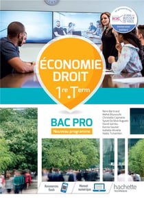 Economie-droit 1re-term bac pro - cahier de l'eleve - ed.2020