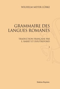 Grammaire des langues romanes