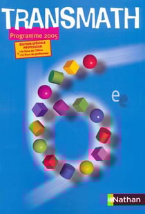 Transmath - 6ème - livre du professeur